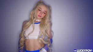 Tiny Flexible Blonde Kenzie Reeves Is Out Of This World