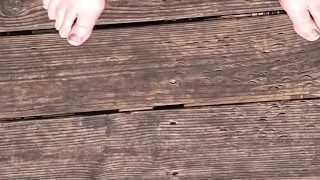 Feet in the sun