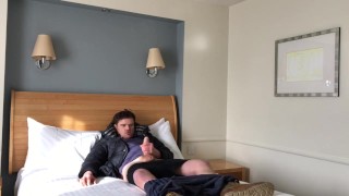 Straight Guy Wanking In Work Clothes