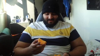Solo Male Eating Fruit and Talking About His Day(s) #3