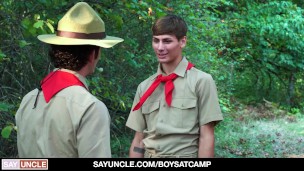 Scout Leader Greg McKeon Welcomes The New Scout Boy Cyrus Stark