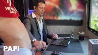 Papi – Dante Colle Sucks And Fucks His BF Nic Sahara During An Interview