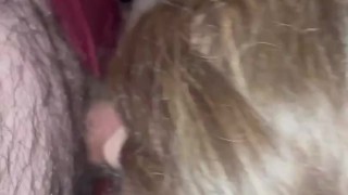 Bbw squirts, sucks and gets facial