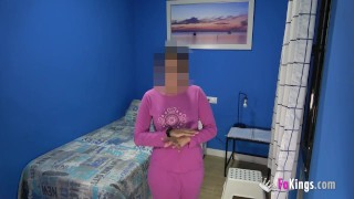 She films her dirty roommate eating a BLACK COCK!