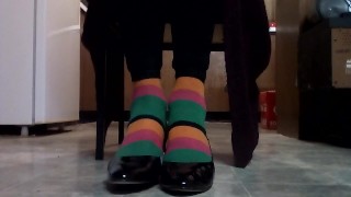Squeaky Black Wedges 2