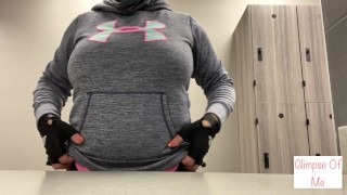 after gym workout sweaty belly button 12 - glimpseofme