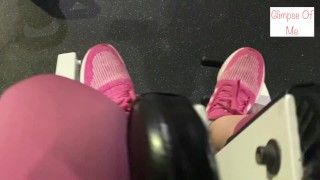 tired feet after gym workout (foot fetish) - glimpseofme