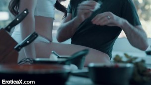 EroticaX - Cute Couple Sensual Fuck In The Kitchen