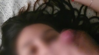 Le pedí que me llene la cara de semen