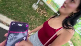 No la dejo ejercitarse tranquila, jajaja