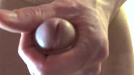 Cumshot on your face / balls on your face / close up