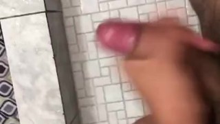 edging in the shower 