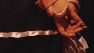 Japanese maid - gag and drool