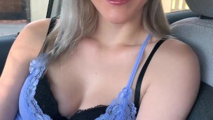 Blonde JAMIE JETT Public Sex after Crashing Porn Set