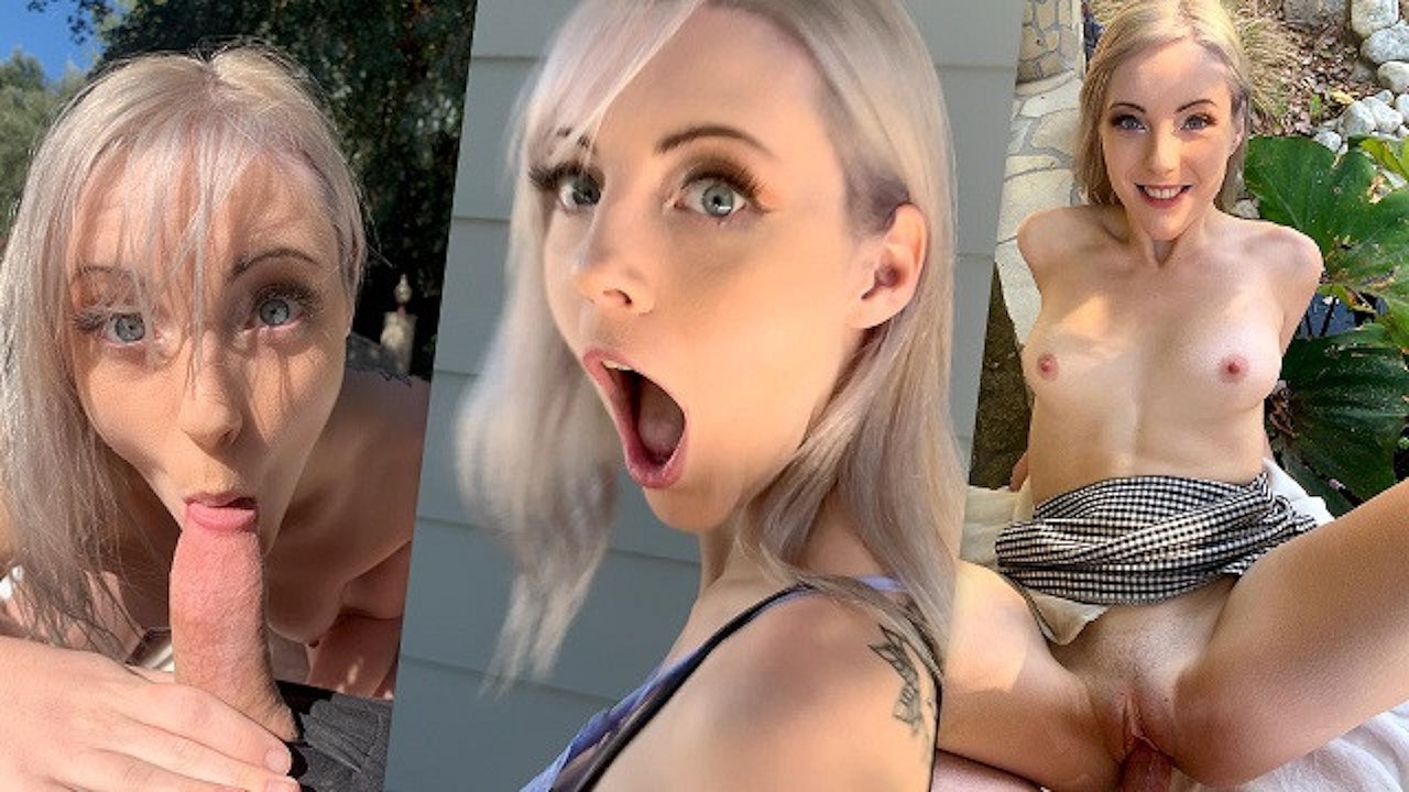 Blonde JAMIE JETT Sexe public après un set porno écrasant