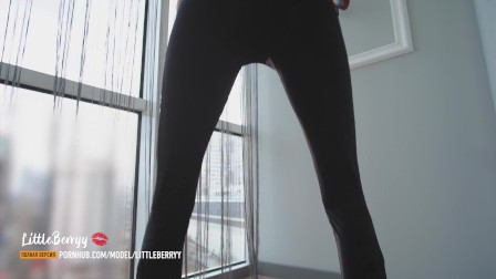 Fitness Model with Perfect Body and Leggings Fucked Hard after Great Workout