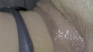 Hot Milf enjoying her long thick King Cock strap on, gets her cock sosking wet!!!