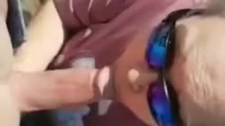 Quick bj by a public creek