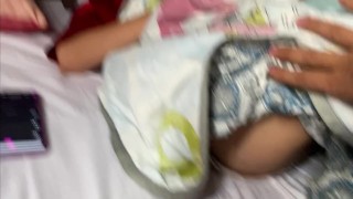 DESPIERTO A MI CHICA CON SU VIBRADOR, LE ENCANTA!!