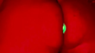 Twerking With LightUp Butt Plug