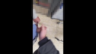 Risky Public Handjob in the Supermarket - Cuming in Panties!