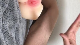 僕と一緒にオナニーしよう！　人口膣を使ってシコシコ気持ちいいなあ