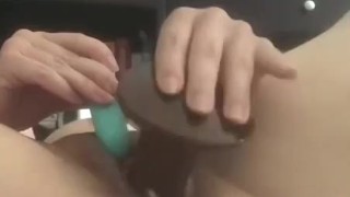 Juicy up-close solo play with my favorite dildo