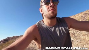 Chris Damned Pounds Some Jock Ass In The Desert - RagingStallion
