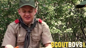 ScoutBoys Sexy scouts in uniform fuck raw outside