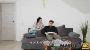 mature4K Unique holiday idea by mature is to be penetrated by stepson