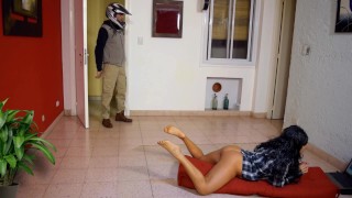  have fun showing off in front of the delivery man