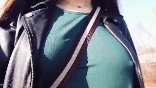 Boobwalk, Blue Shirt with Strap