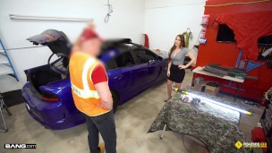Roadside - Busty MILF Gets Fucked By Car Mechanic