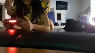 Step sister playing for final of tournament but Pablo fuck her