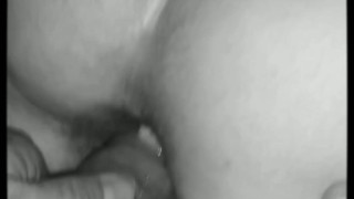 Test vintage ebony and white anal my wife asshole cum into Big  ass