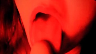 POV Sucking You Off Under the Red Light
