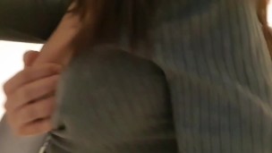 Step mother pov video have sex with teenager, she is milf and mature and very porn sexy girl