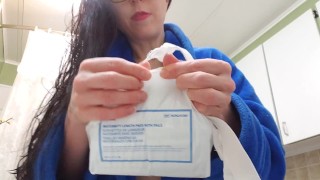 Using a Maternity Pad with Sanitary Belt