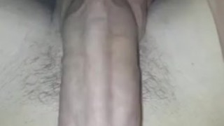 Stroking my balls
