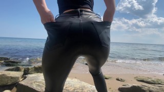 Finally Back to the Public Beach Sex 4K