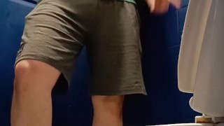 Heavy, messy mid-workout piss