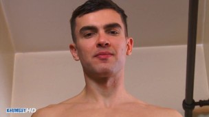 In porn in spite of himself ! Aleks gets filmed in a shower !
