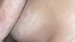 MUY RICO CUMSHOT DE LECHE EN MIS TETAS