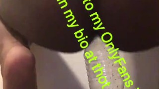 Fucking a bottle with wet pussy THIS WILL MAKE YOU HORNY