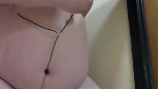 Licking Floor and Nipple Pain Outside Neighbors Door!