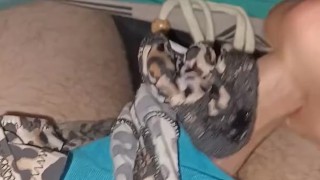 Playing with my cock