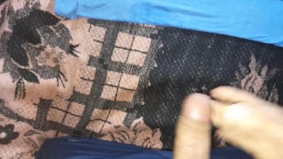 Skinny Twink jerk off and cum over his shirt