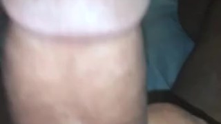 Big black cock getting strokes 
