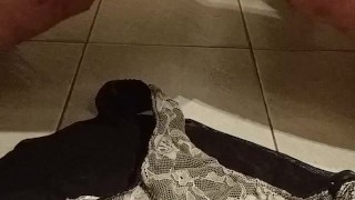 For kybiman4fun Chubby cum on bf panty
