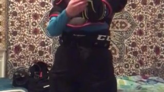Stripping Out Of My Sweaty Hockey Gear